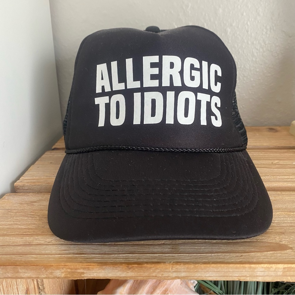 Allergic To Idiots Trucker Hat | Snap Closure